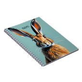 PERSONALIZE Painted Rabbit | Notebook Journal Notitieboek (Rechterzijde)
