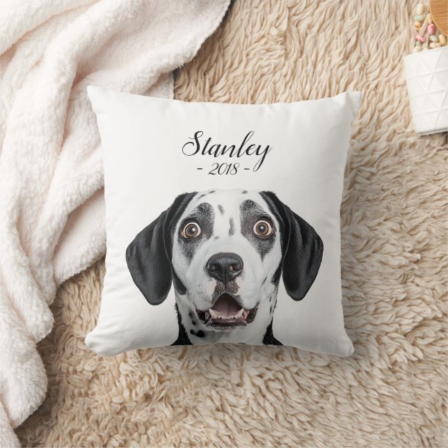 personalize pet name & picture kussen (Deken)