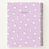 Personalize Polar Bear Pink Baby's First Journal Notitieboek (Achterkant)