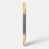 Personalize Pretty Yellow Sunflower Samsung Galaxy Hoesje (Linkerkant)