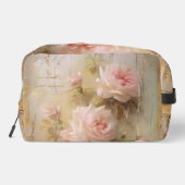 Personalize Romantic Roses Cosmetic Toiletry Bag Toilettasje (Achterkant)
