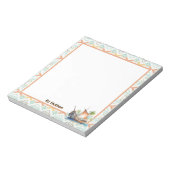 Personalize Sailboat Notepad Notitieblok (Linkerzijde)