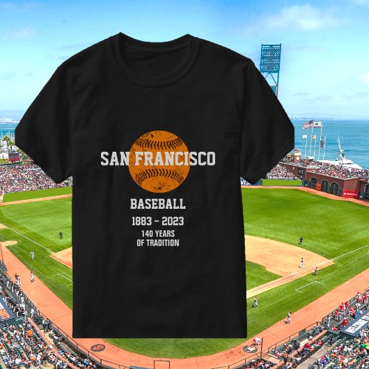 Personalize San Francisco, Baseball, 2023 T-shirt