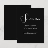 Personalize save the date cards kaart (Voorkant / Achterkant)