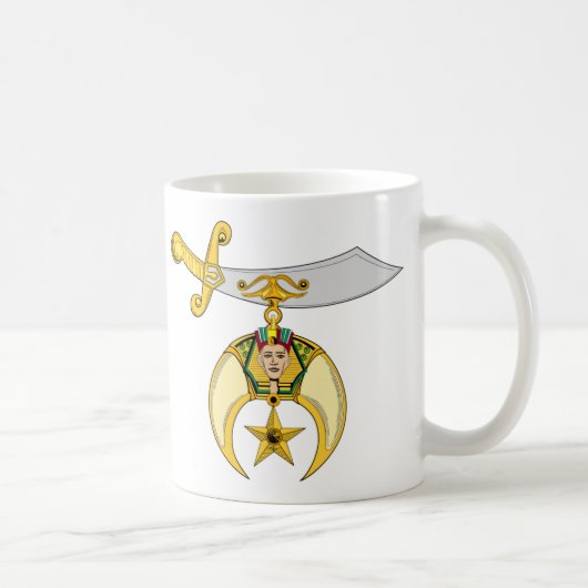 PERSONALIZE SHRINERS' EMBLEE KOFFIEMOK (Rechts)