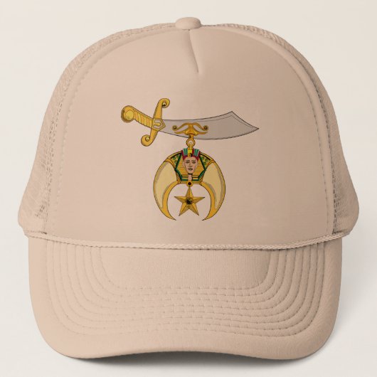 PERSONALIZE SHRINERS' EMBLEE TRUCKER PET (Voorkant)