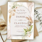 Personalize Simple minimalist weeding Invitation Kaart