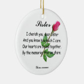 PERSONALIZE SISTER- ORNAMENT (Rechts)