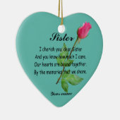 PERSONALIZE SISTER- ORNAMENT (Rechts)