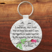 PERSONALIZE SISTER SLEUTELHANGER (Voorkant)