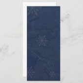 PERSONALIZE - Snowflakes 4 - Origineel Donkerblauw (Voorkant / Achterkant)