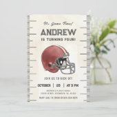 Personalize Sport Football Birthday Kaart (Staand voorkant)