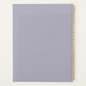 Personalize Stargazing Moonlit Cute Back to School Planner (Achterkant)