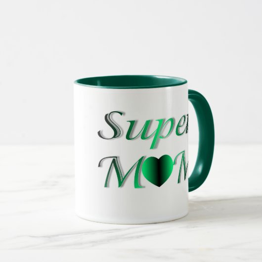 PERSONALIZE SUPER MOM MOEDERDAG MOK (Voorkant rechts)