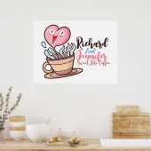 Personalize Sweet Like Coffee Poster (Keuken)