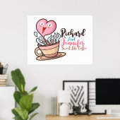 Personalize Sweet Like Coffee Poster (Thuiskantoor)