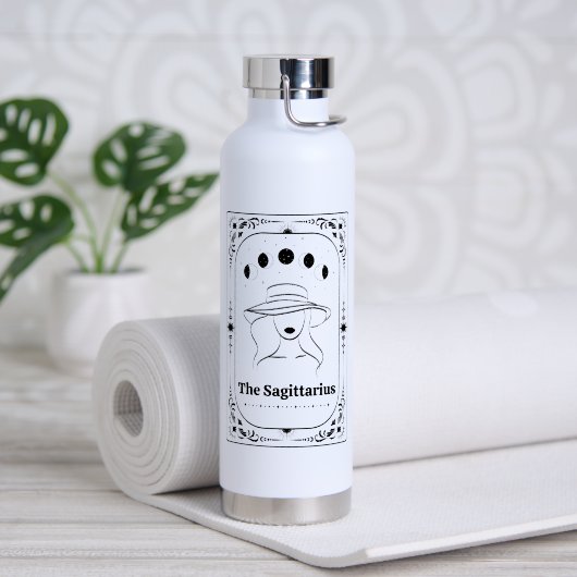 Personalize Tarot Custom Zodiac Astrology Birthday Waterfles (Yoga (Gedraaid)  )