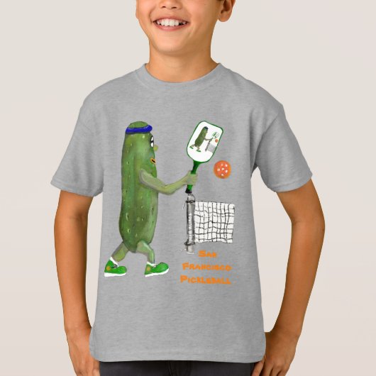 Personalize Text Funny Pickle Player T-shirt (Voorkant)