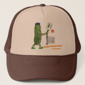 Personalize Text Funny Pickle Player Trucker Pet (Voorkant)