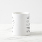 Personalize Text Mug with Your Words Customizable  Koffiemok (Center)