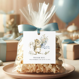 Personalize Thank You Squirrel Baby Shower  Bedankjes Labels
