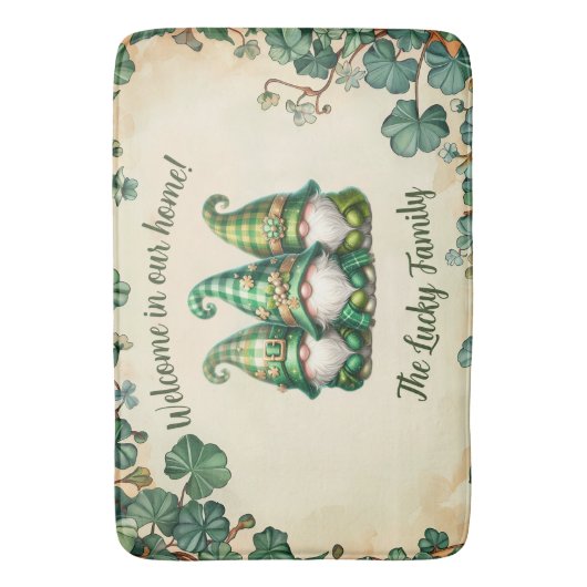 Personalize this St. Patrick's Day Badmat (Voorkant Verticaal)