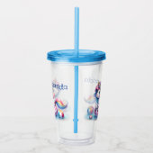 Personalize Unicorn  Acryl Drinkbeker (Rechts)