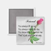 PERSONALIZE VRIEND - MAGNET (Voorkant / Achterkant)
