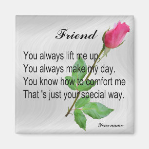 PERSONALIZE VRIEND - MAGNET