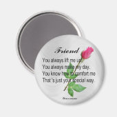PERSONALIZE VRIEND - MAGNET (Voorkant / Achterkant)