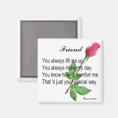 PERSONALIZE VRIEND - MAGNET (Voorkant / Achterkant)