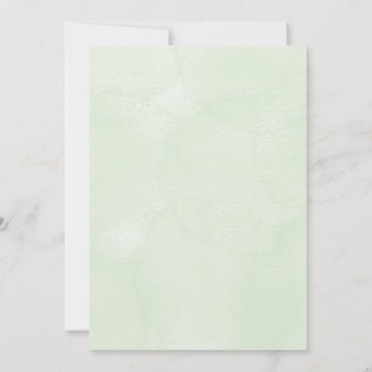 Personalize We married Invitation Kaart (Achterkant)