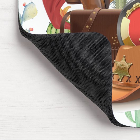 Personalize Western Sheriff Muismat (Hoek)