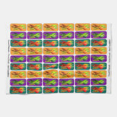 Personalize With Text or Family Name Chili Theedoek (Horizontaal)