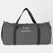 Personalize With Your Initials Dk Gray   Plunjezak (Voorkant)