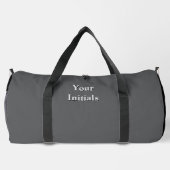 Personalize With Your Initials Dk Gray   Plunjezak (Achterkant)