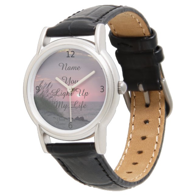 PERSONALIZE WRIST WATCH HORLOGE (Gekanteld)