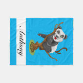 Personalize Your Own Cute Baby Panda Fleece Deken (Voorkant (Horizontaal))