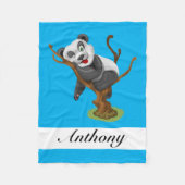 Personalize Your Own Cute Baby Panda Fleece Deken (Voorkant)