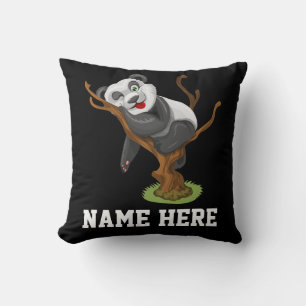 Personalize Your Own Cute Baby Panda Kussen