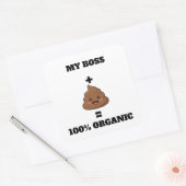 Personalized 100% Organic Poop Sticker - Custom Na (Envelop)