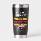 Personalized 100 years celebration black history  geïsoleerde drinkbeker (Voorkant)