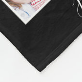 Personalized 12 Family Photo Collage Black   Fleece Deken (Hoek)