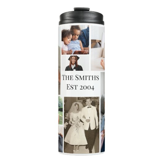 Personalized 16 oz Photo Tumbler Thermosbeker (Voorkant)