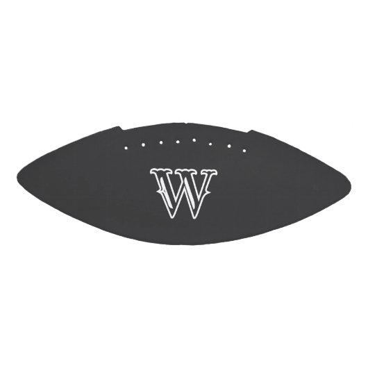 Personalized 1 Panel Football with Monogram Design (Paneel)