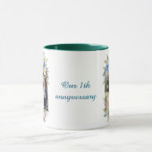 Personalized 1st Anniversary Photo Mug Mok (Midden)