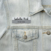 Personalized 1st Grade Teacher Naamplaatje (In situ)