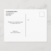 Personalized 2021Happy Holidays Photo Christmas Feestdagenkaart (Achterkant)