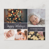 Personalized 2021Happy Holidays Photo Christmas Feestdagenkaart (Voorkant)