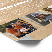 Personalized 2026 Calendar Family Photo Collage Poster (Hoek)
